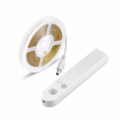 White motion-sensor light strip