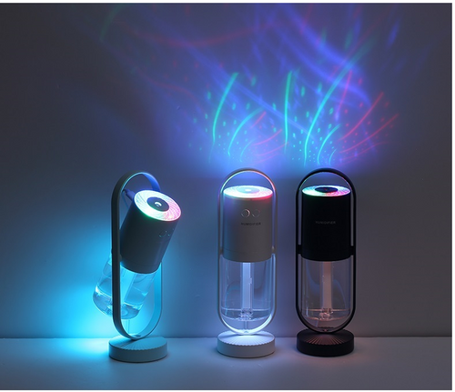 USB light humidifier producing mist
