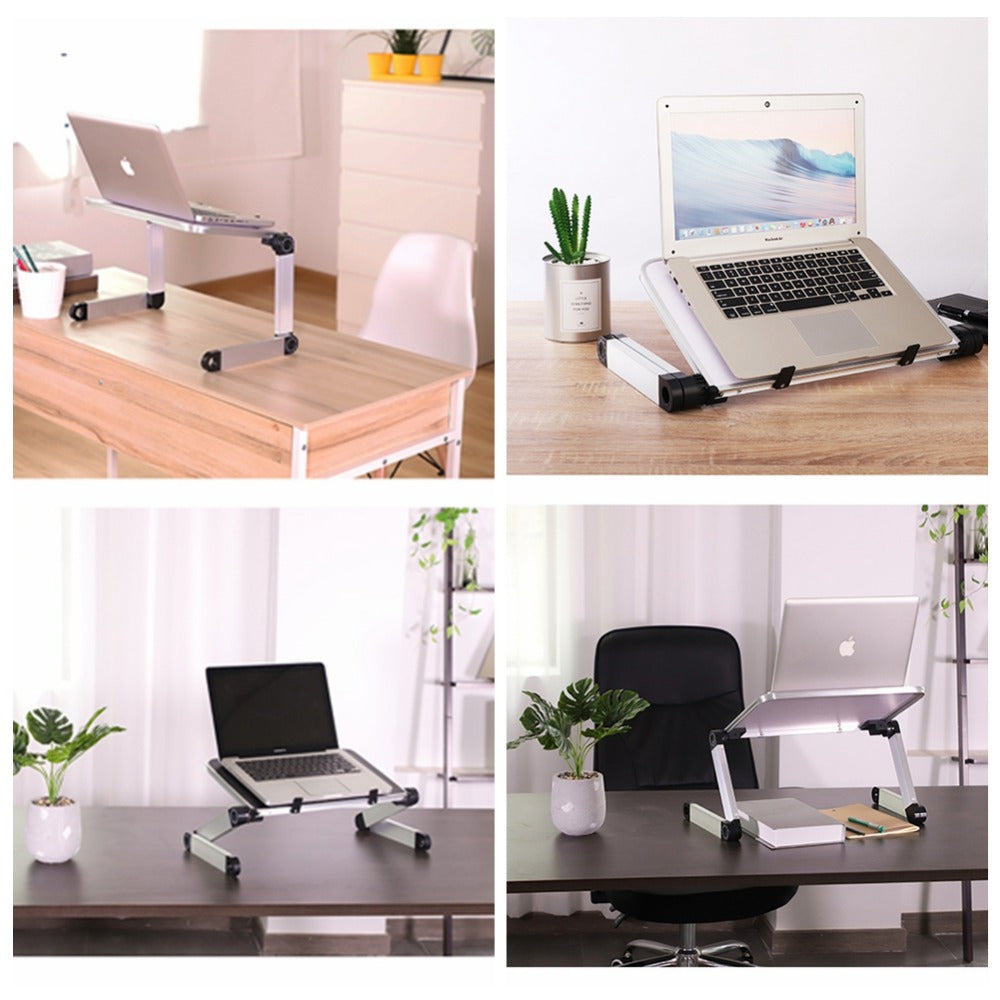 Foldable Ergonomic Laptop Stand and Tablet Holder