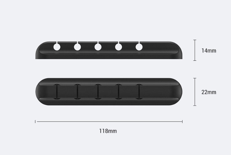 Desk Cable Organizer — Peel, Stick, Done