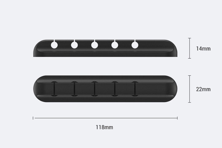Desk Cable Organizer — Peel, Stick, Done